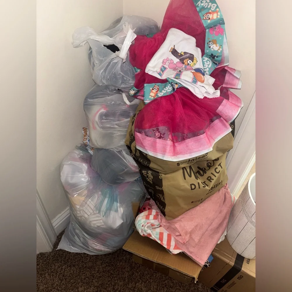 Tons of toddler dresses/shorts/shirts/shoes! Most size 4 with some 5 - Picture 4 of 4